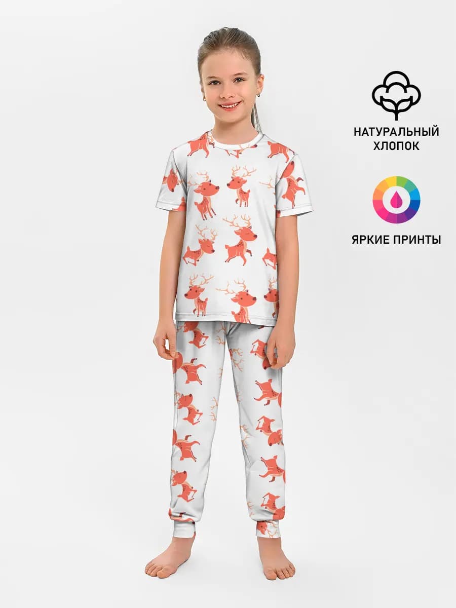 Детская пижама с брюками