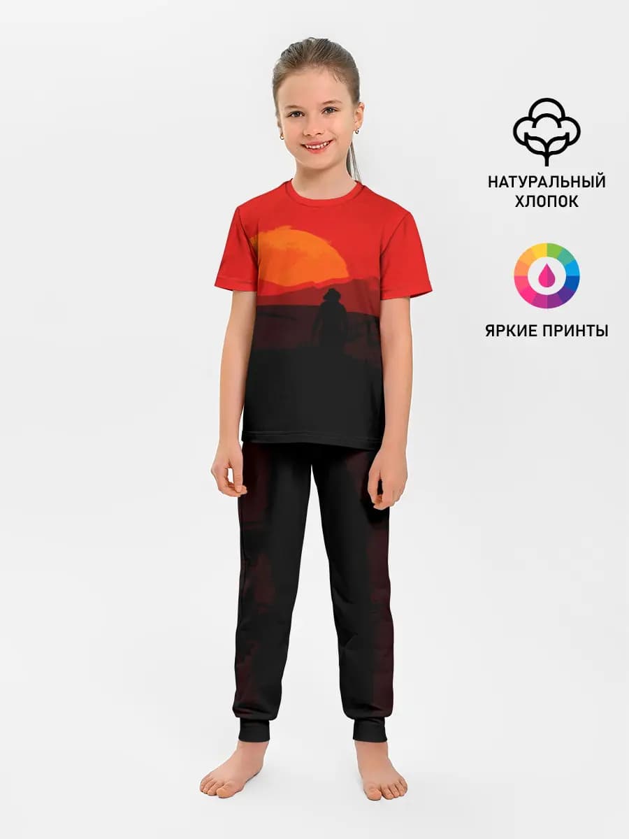 Детская пижама с брюками