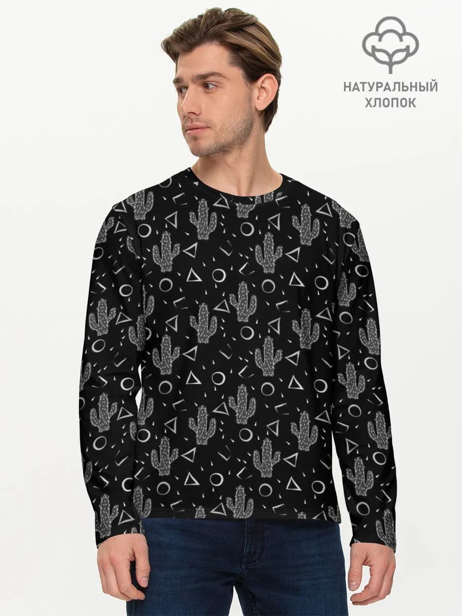 Черно белые кактусы
