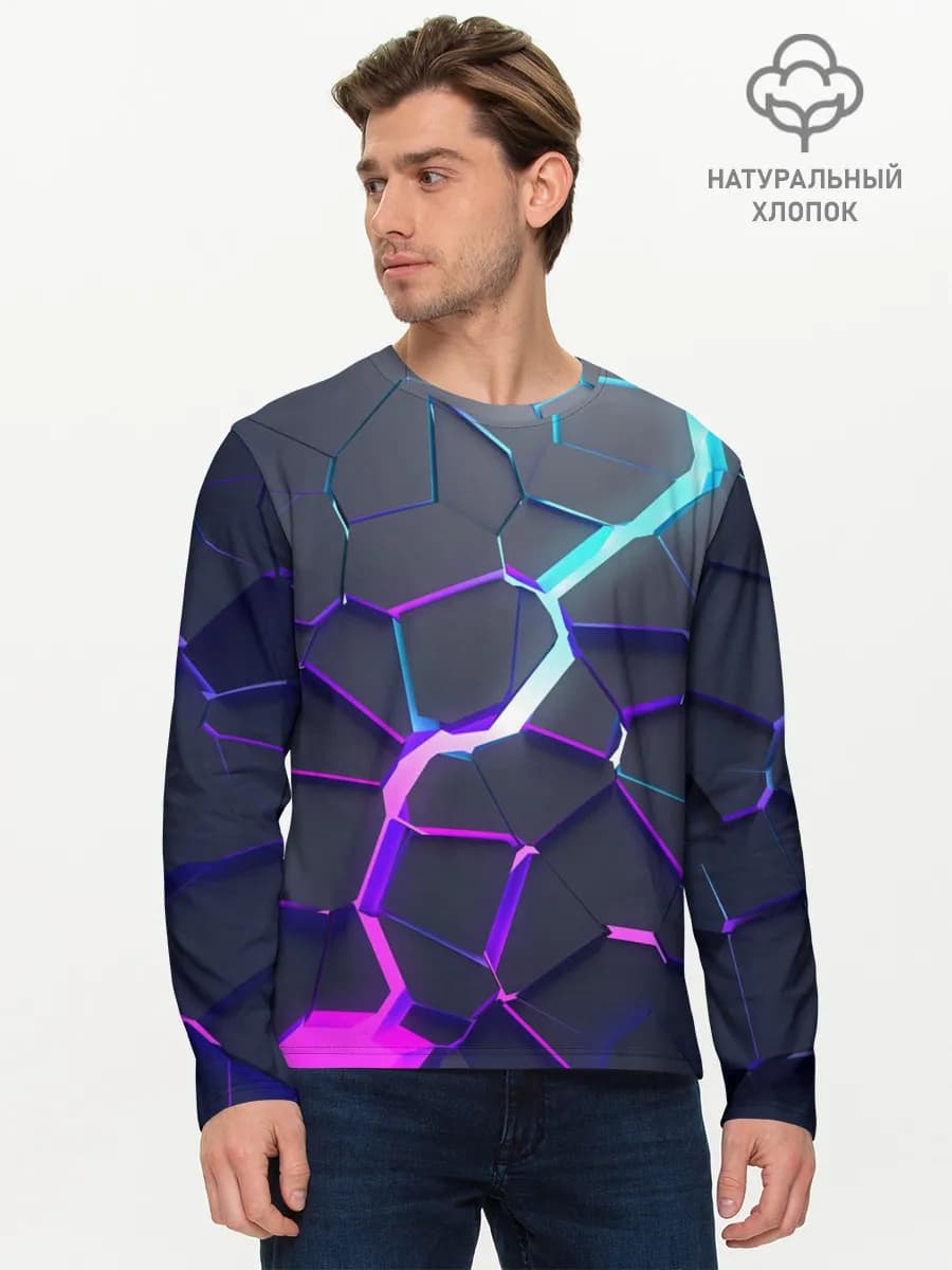 Мужской лонгслив базовый