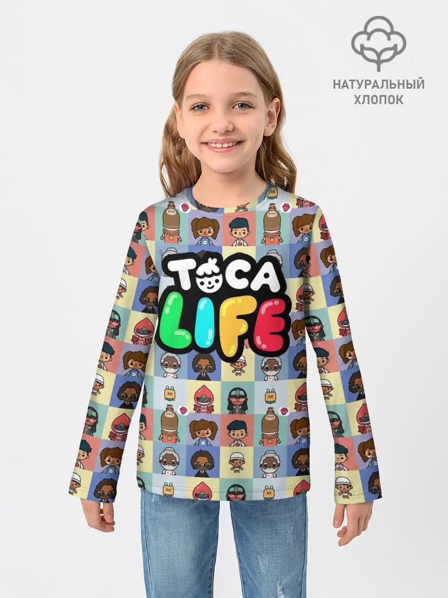 Детский лонгслив