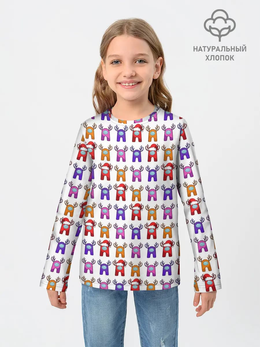 Детский лонгслив
