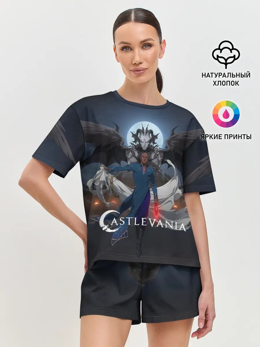 Женская пижама с шортами