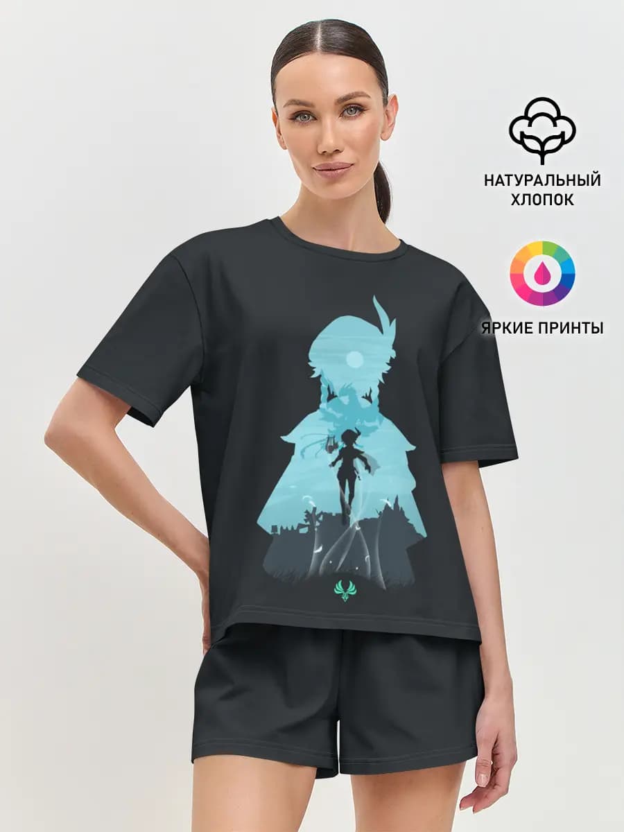Женская пижама с шортами