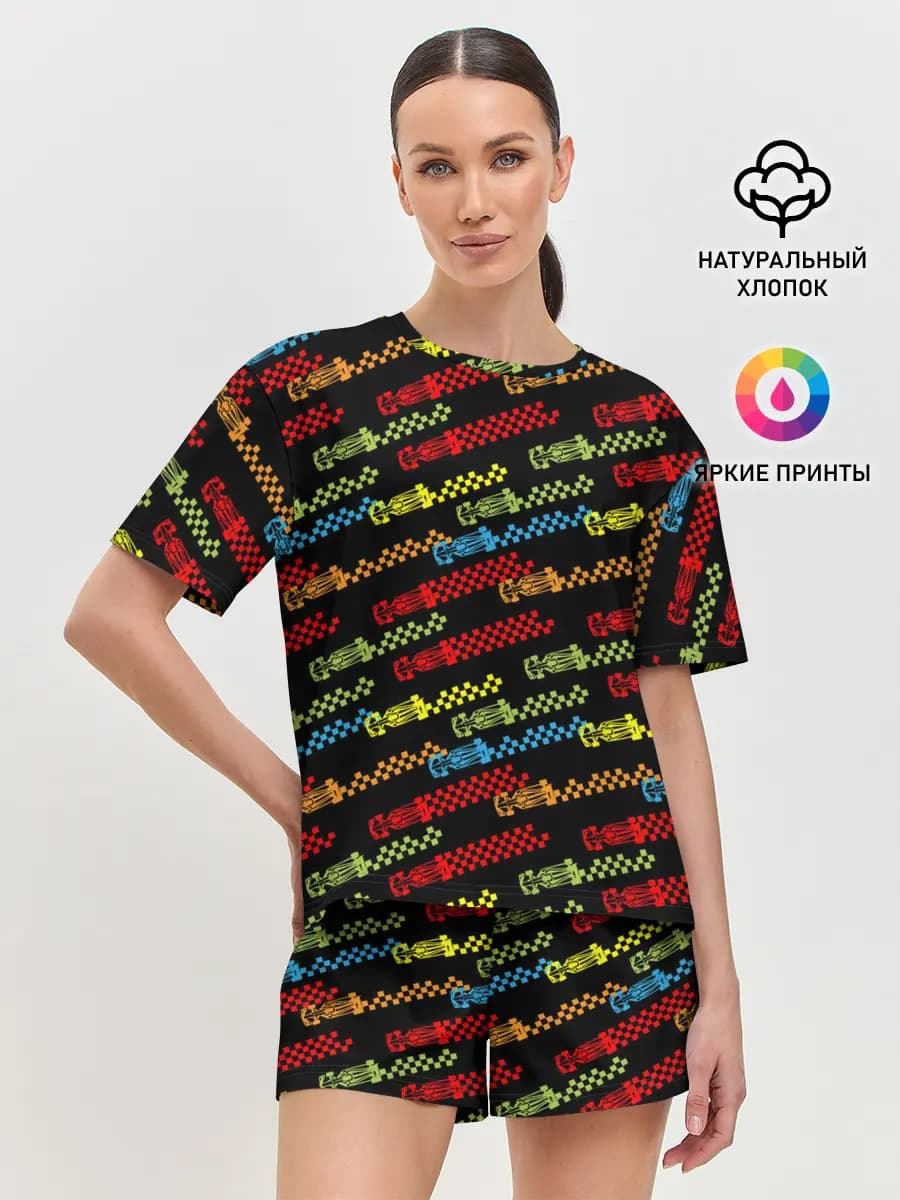 Женская пижама с шортами