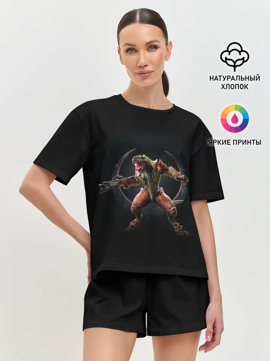 Женская пижама с шортами
