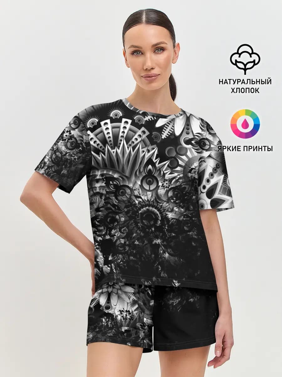 Женская пижама с шортами