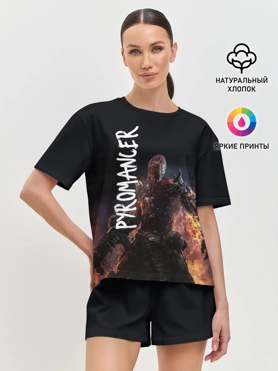 Женская пижама с шортами