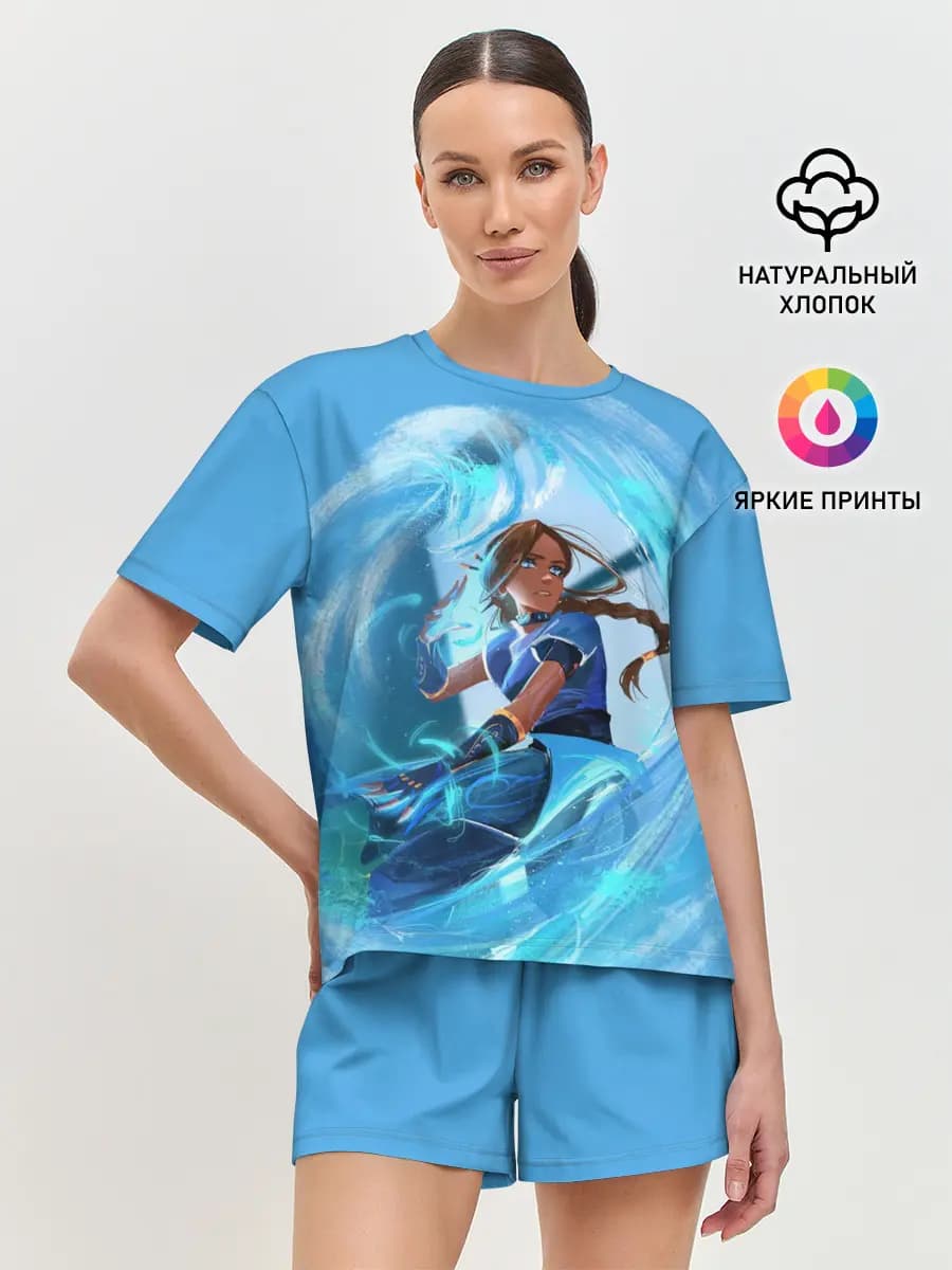 Женская пижама с шортами