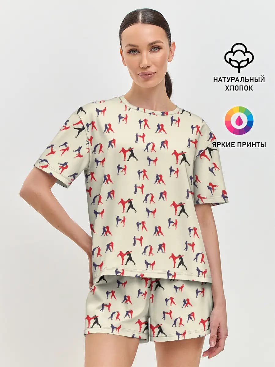 Женская пижама с шортами