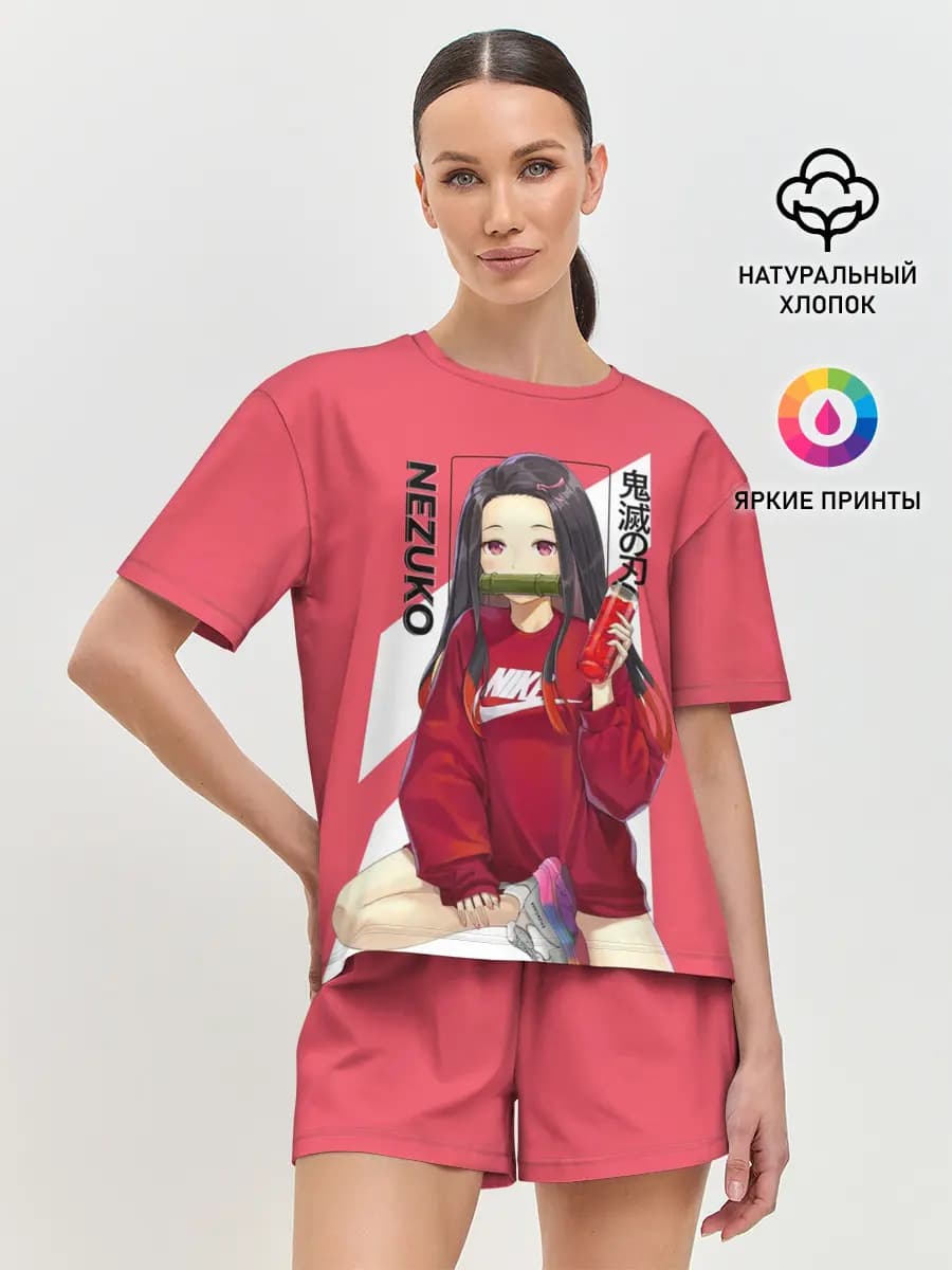 Женская пижама с шортами