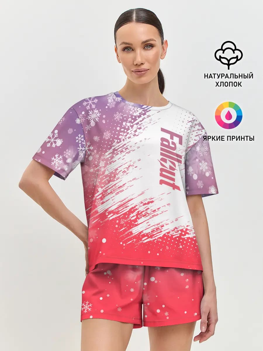 Женская пижама с шортами