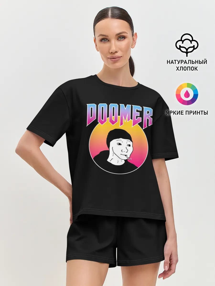 Женская пижама с шортами