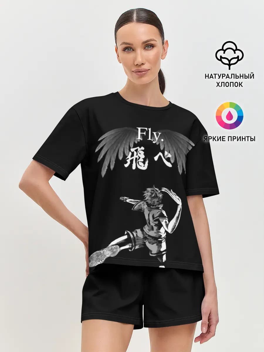 Женская пижама с шортами