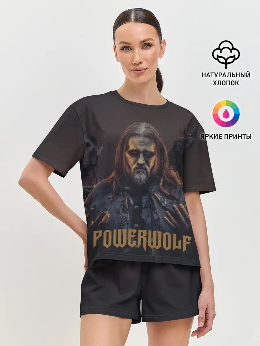 Женская пижама с шортами