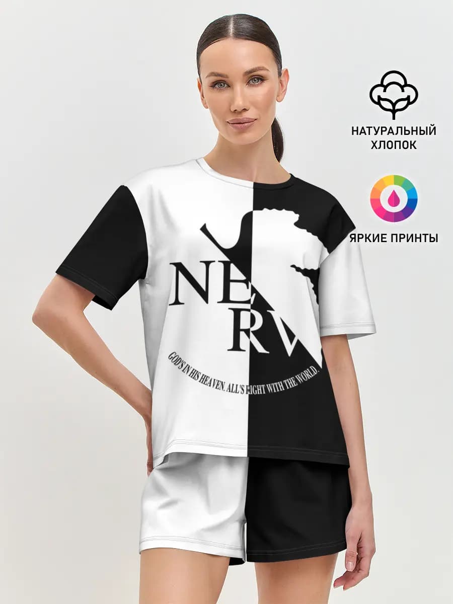 Женская пижама с шортами