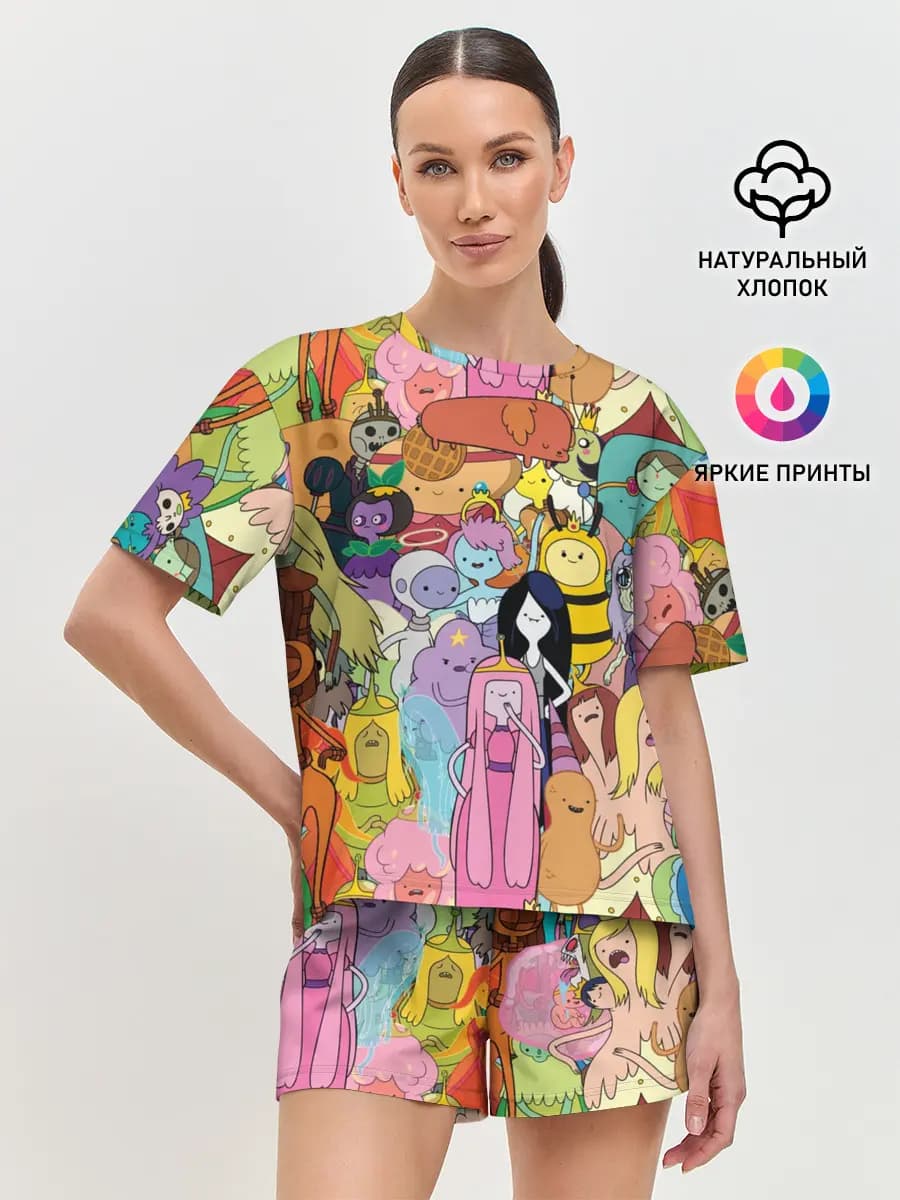 Женская пижама с шортами
