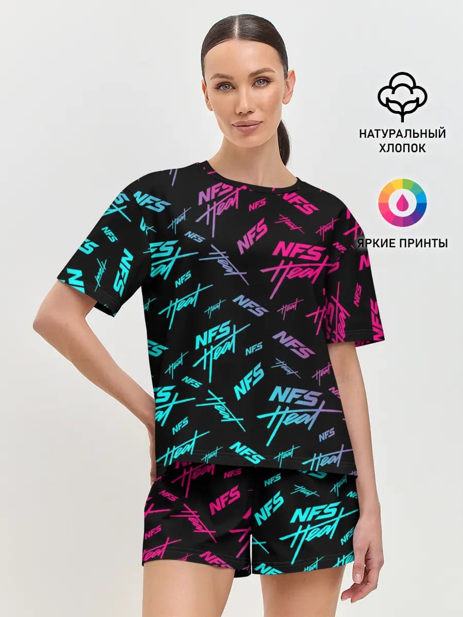 Женская пижама с шортами