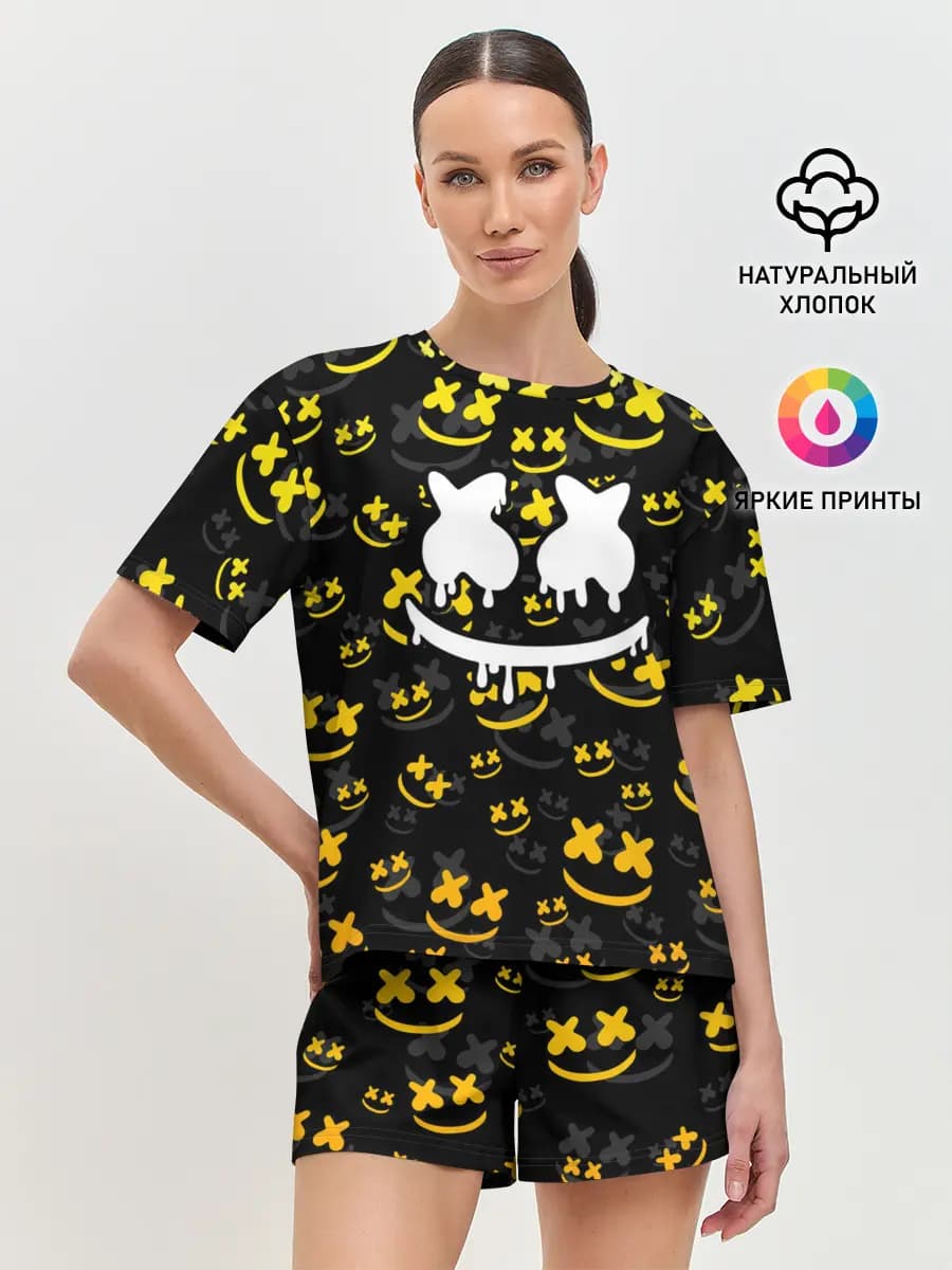 Женская пижама с шортами