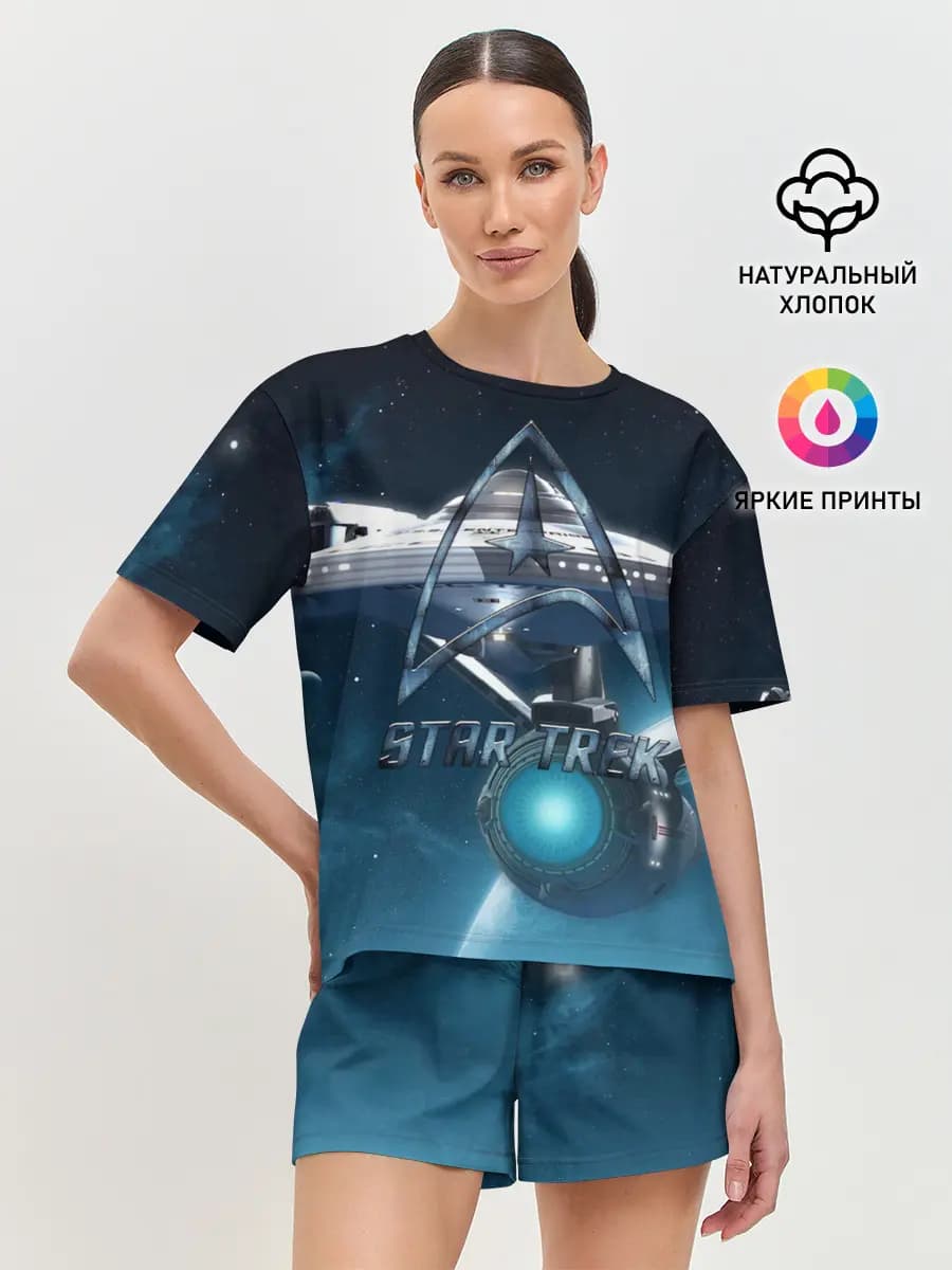 Женская пижама с шортами