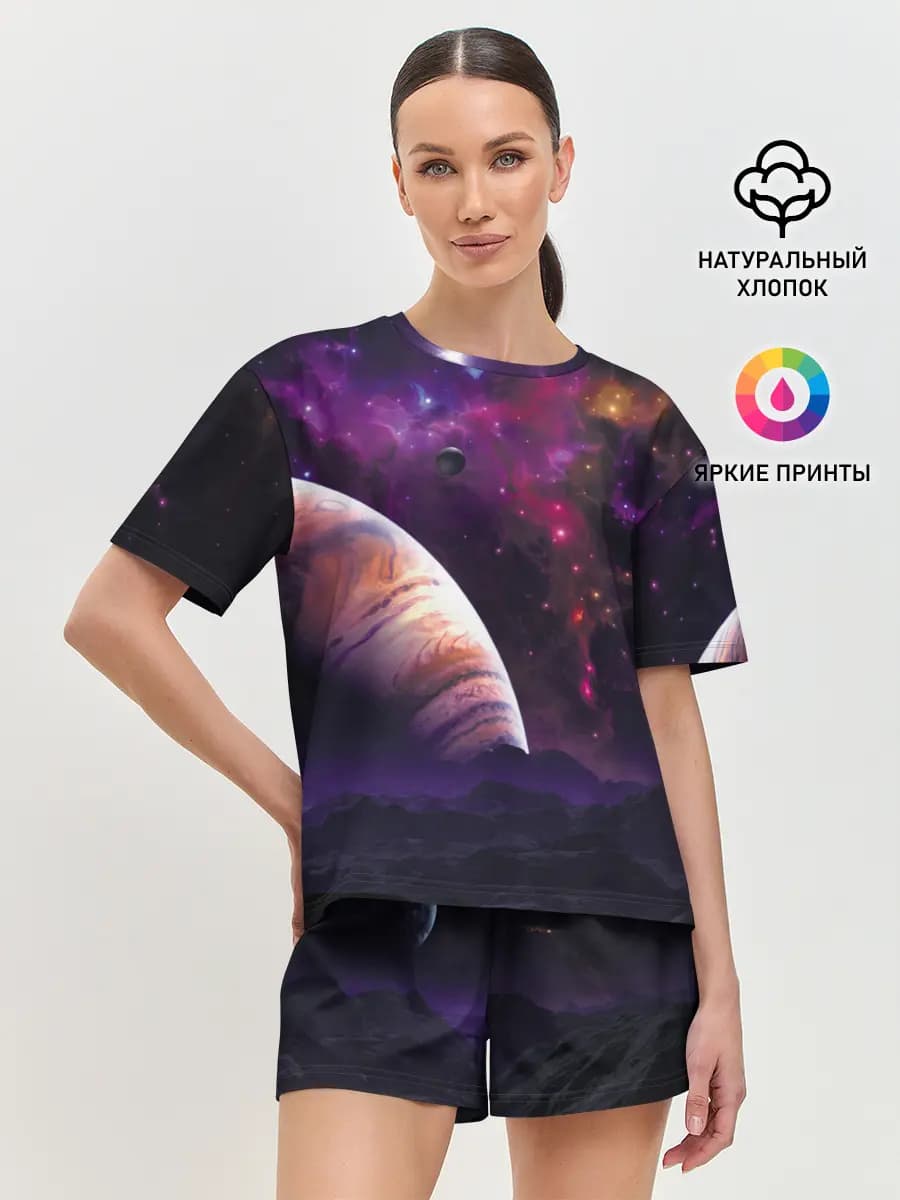 Женская пижама с шортами