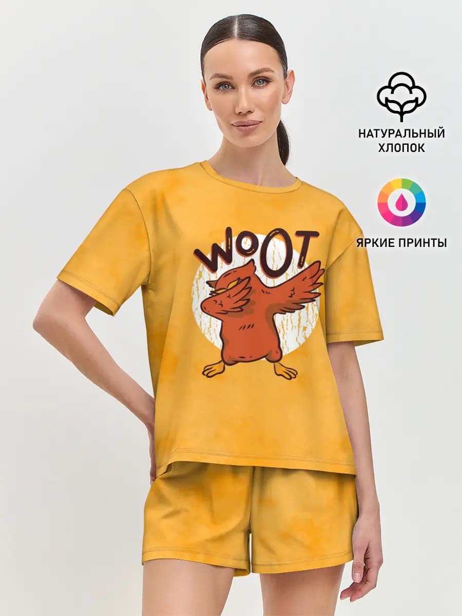 Женская пижама с шортами