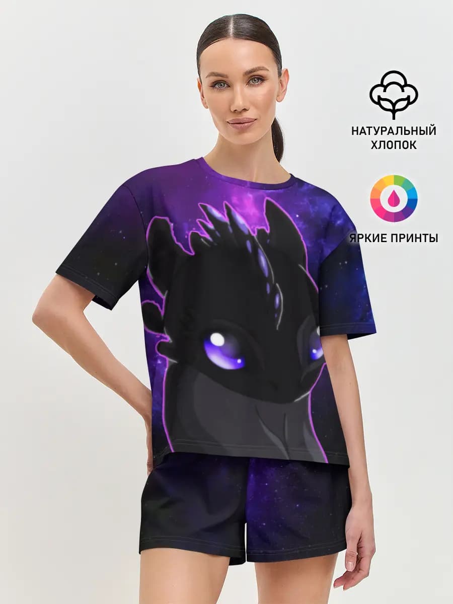 Женская пижама с шортами