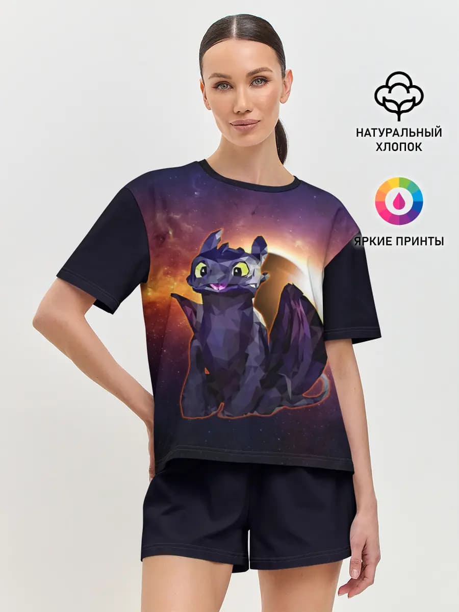 Женская пижама с шортами