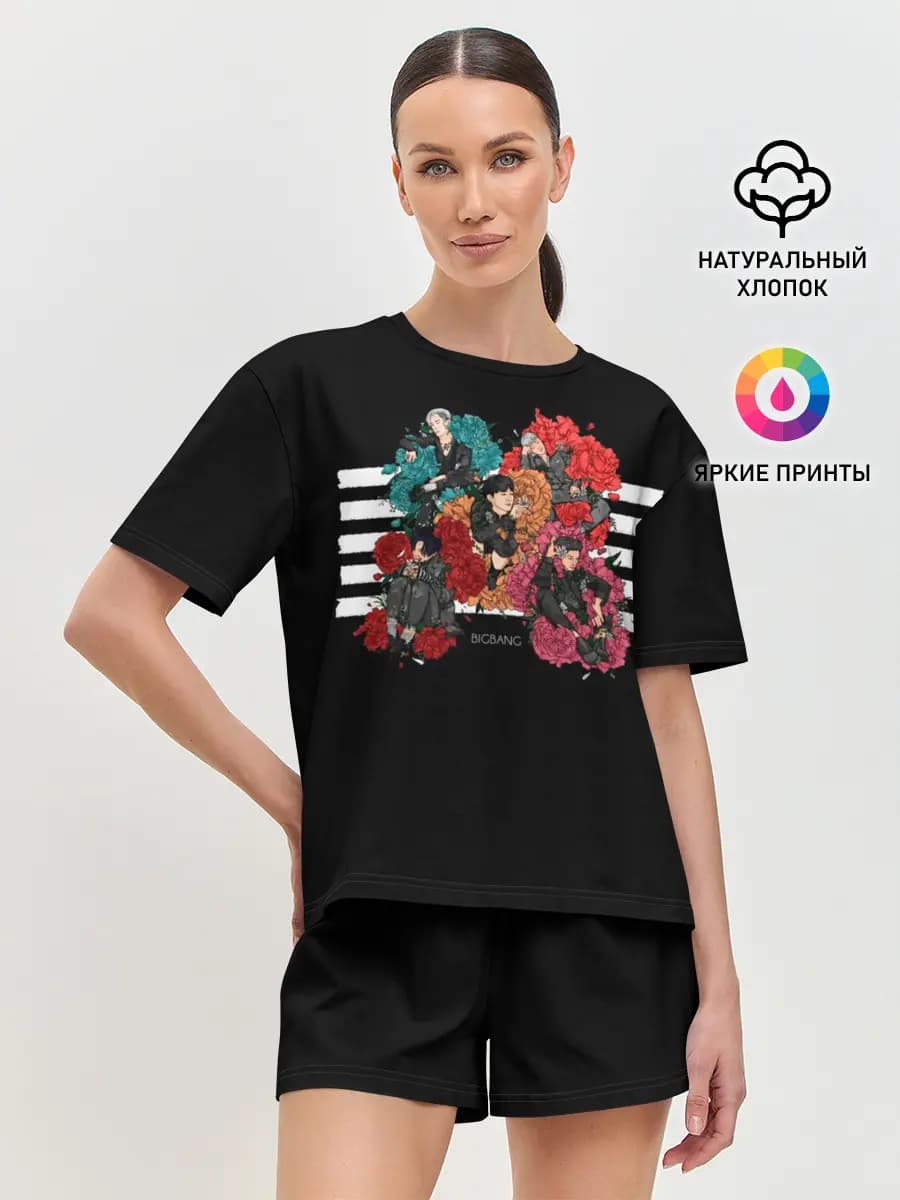 Женская пижама с шортами
