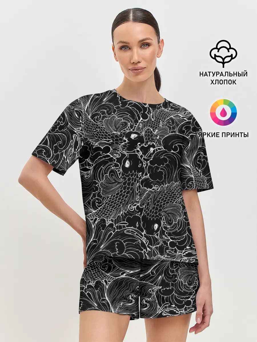 Женская пижама с шортами