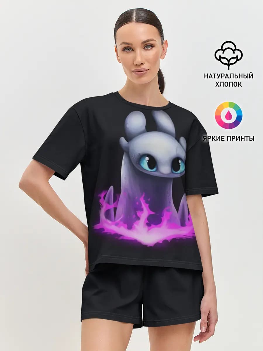 Женская пижама с шортами