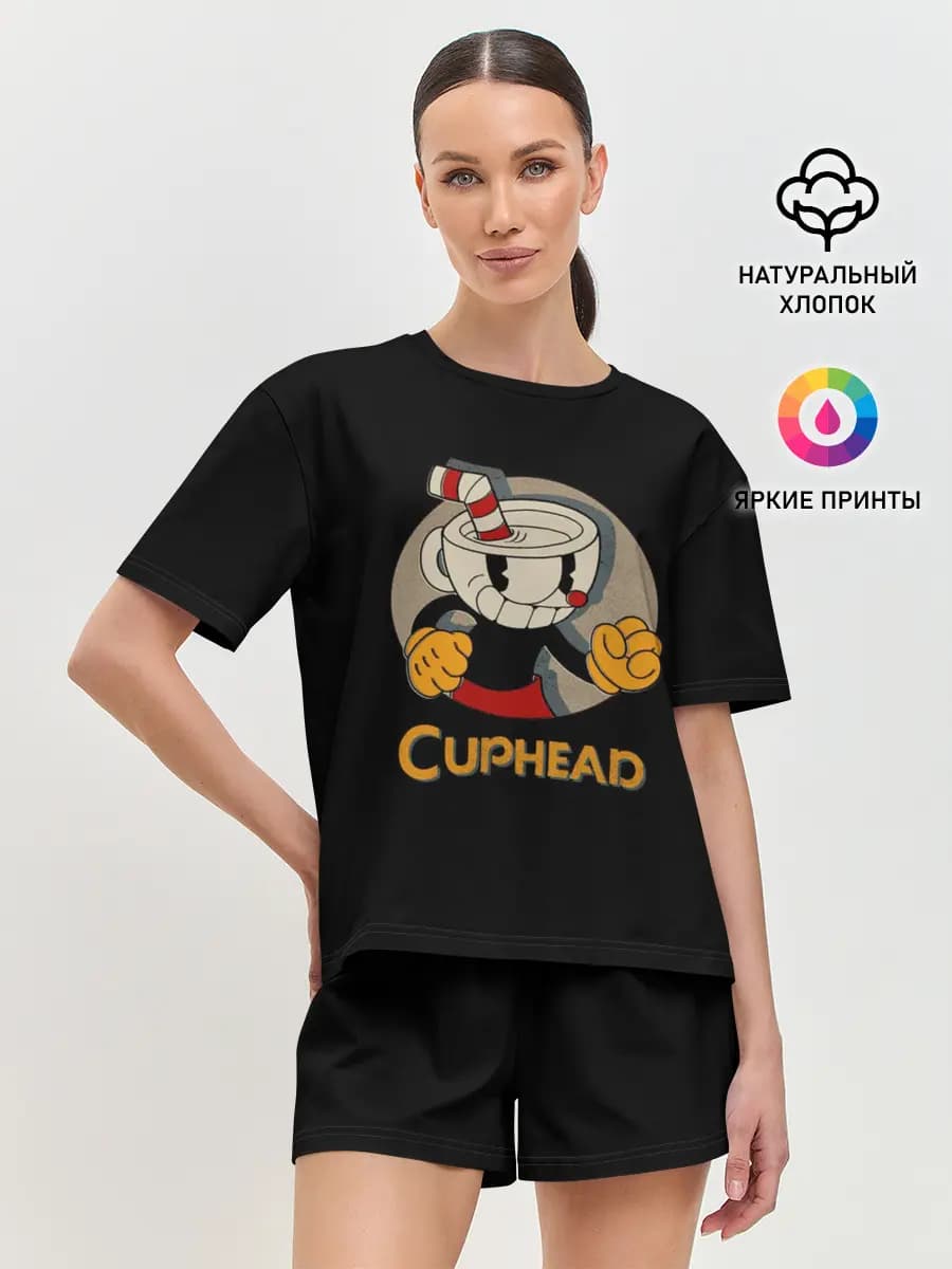 Женская пижама с шортами