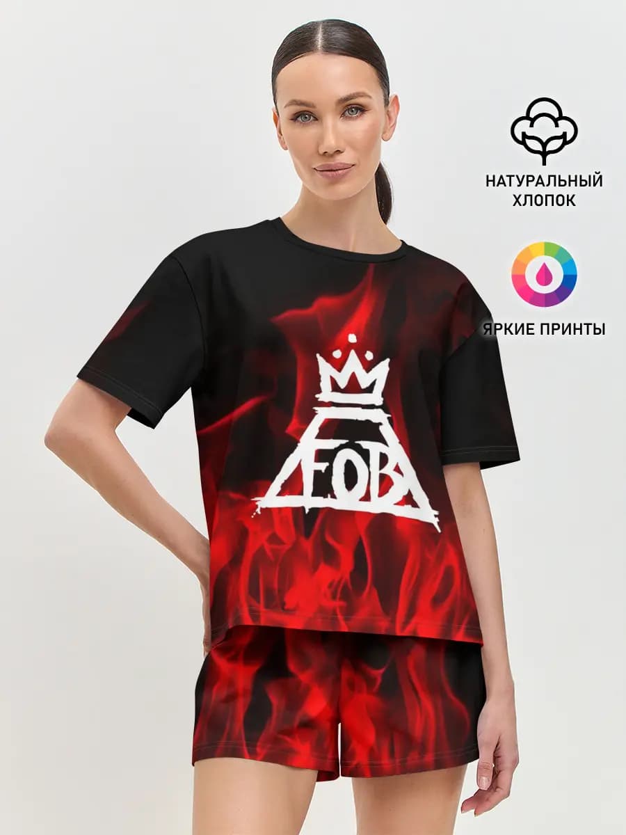 Женская пижама с шортами