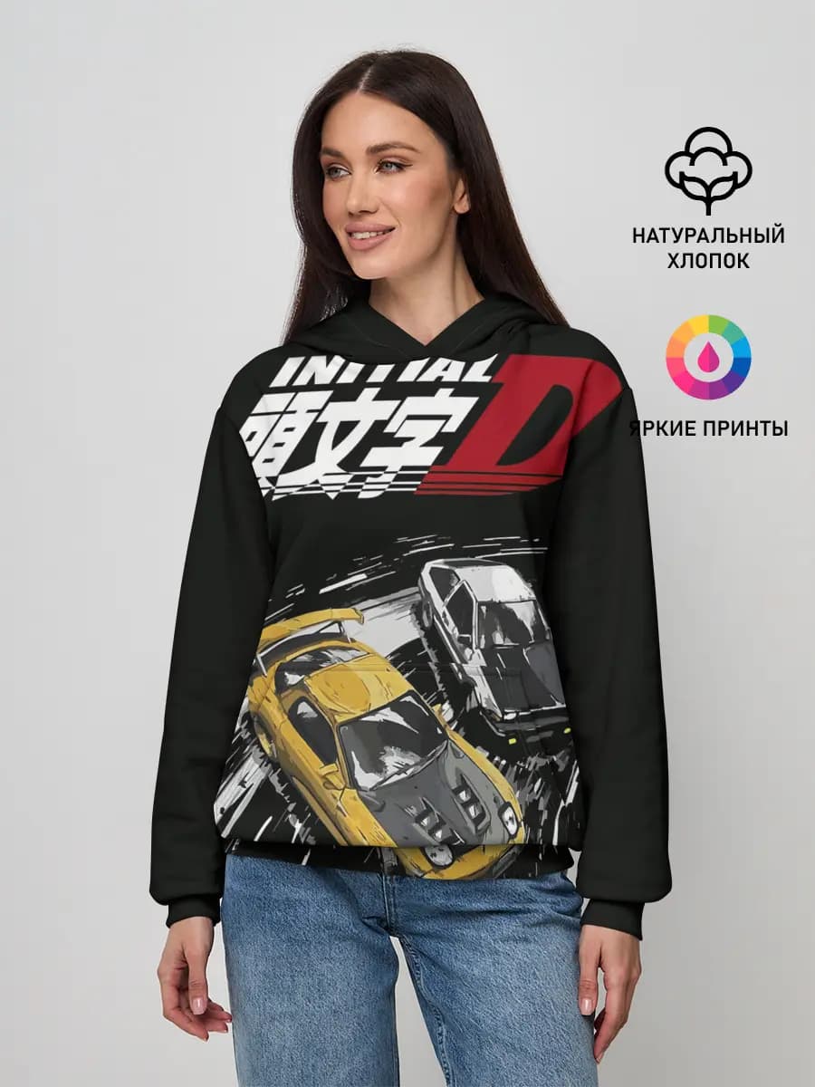 Initial D две машины