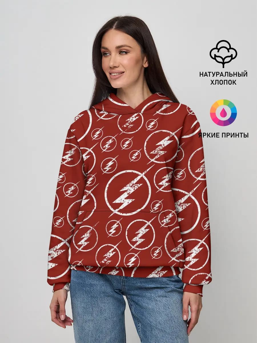 The Flash Logo Pattern