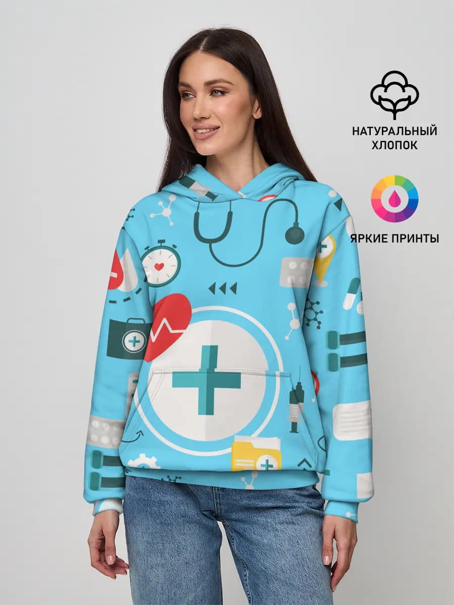Женское худи