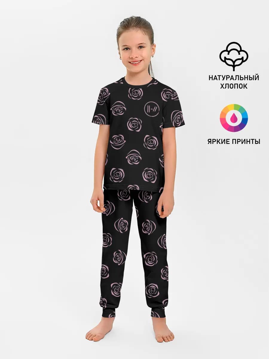 Детская пижама с брюками
