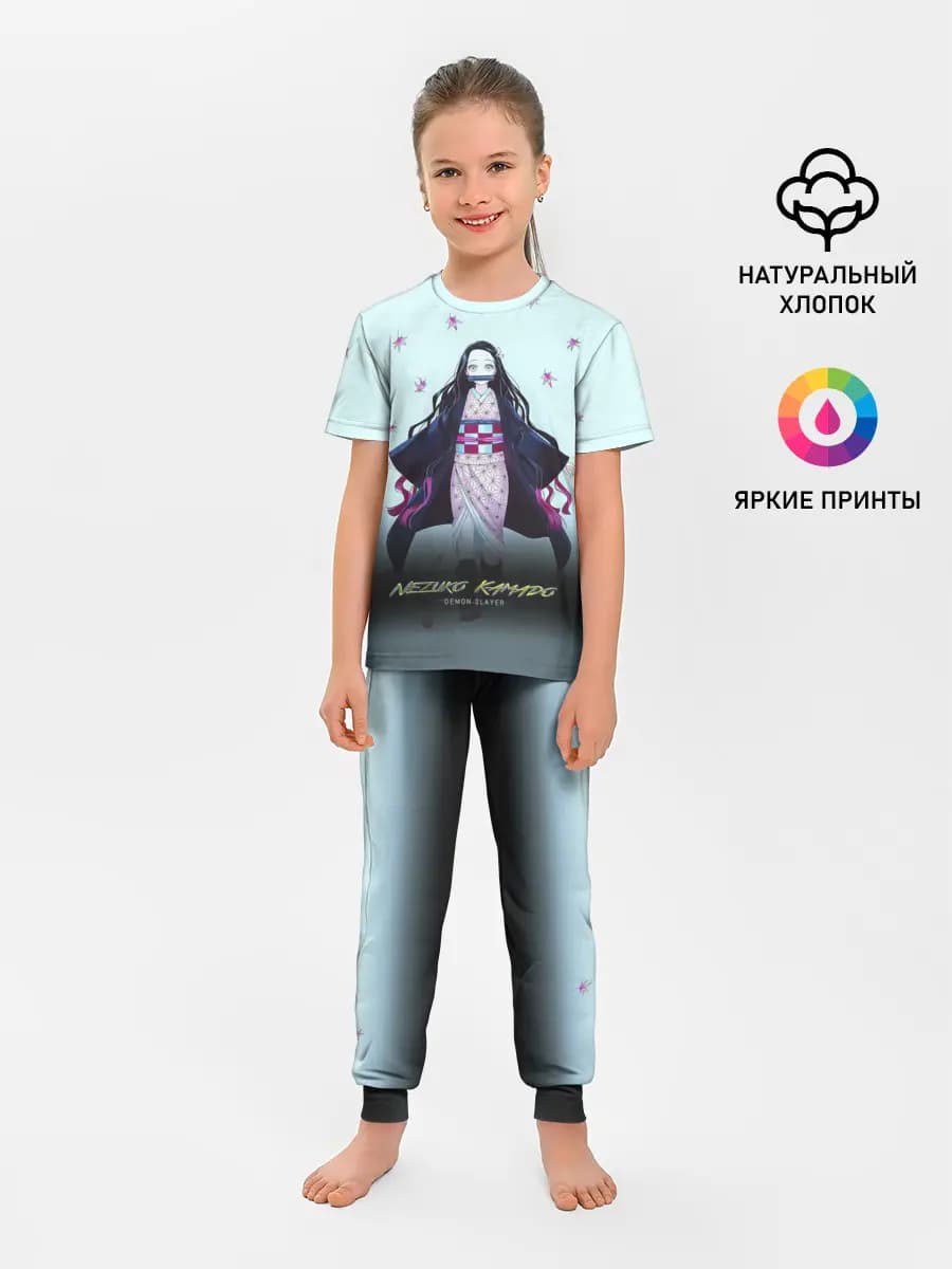 Детская пижама с брюками