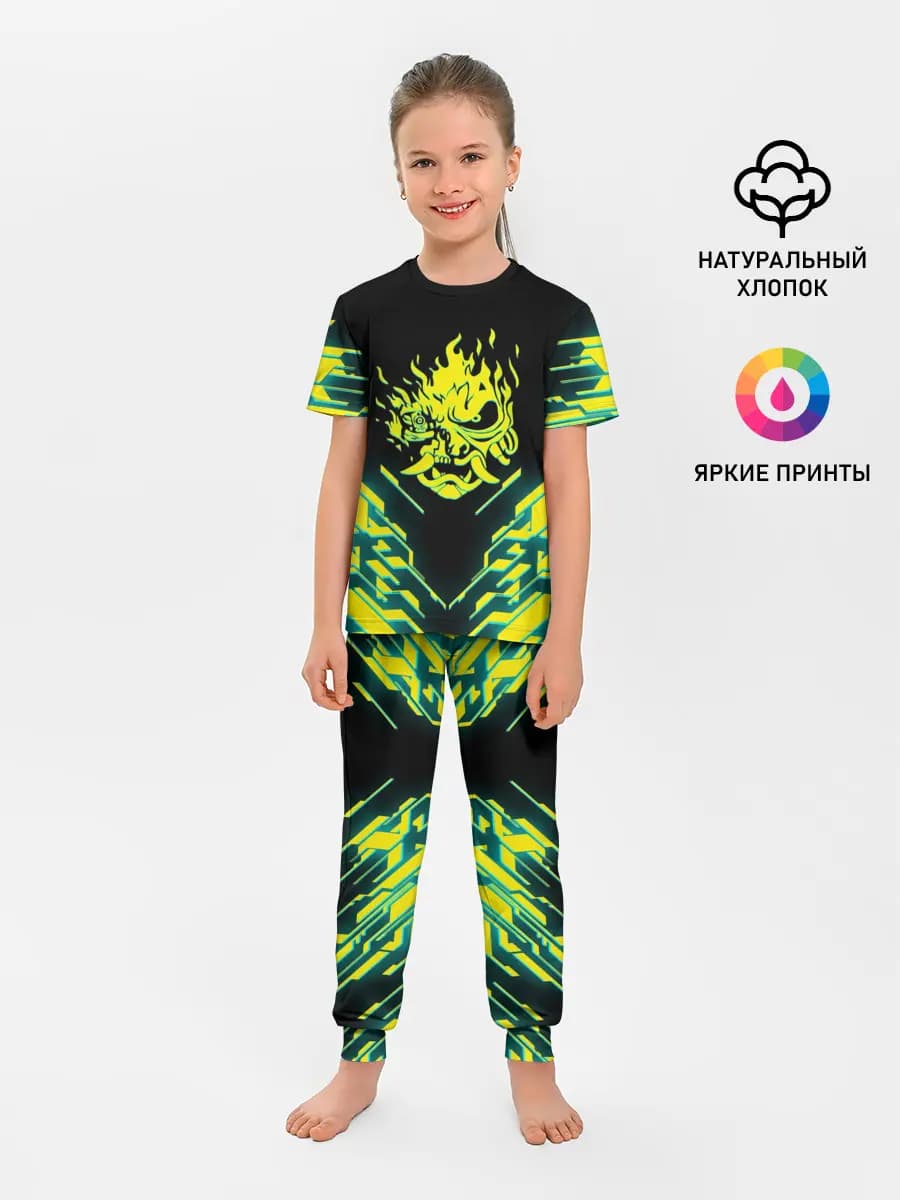 Детская пижама с брюками