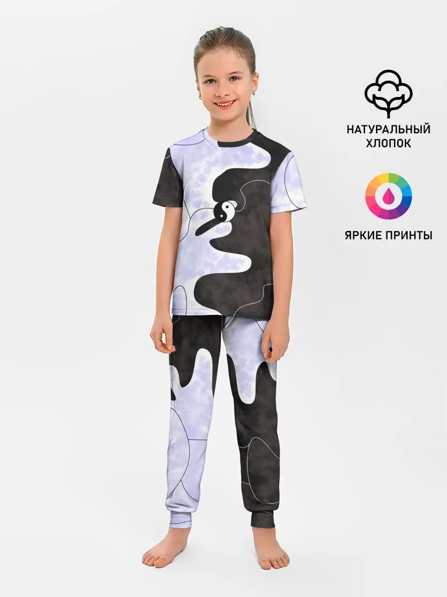 Детская пижама с брюками