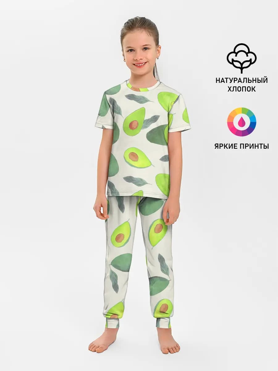 Детская пижама с брюками