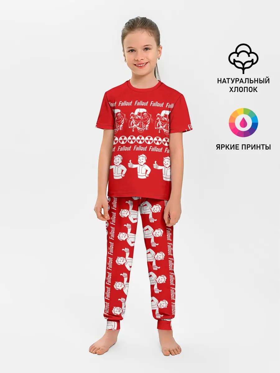 Детская пижама с брюками
