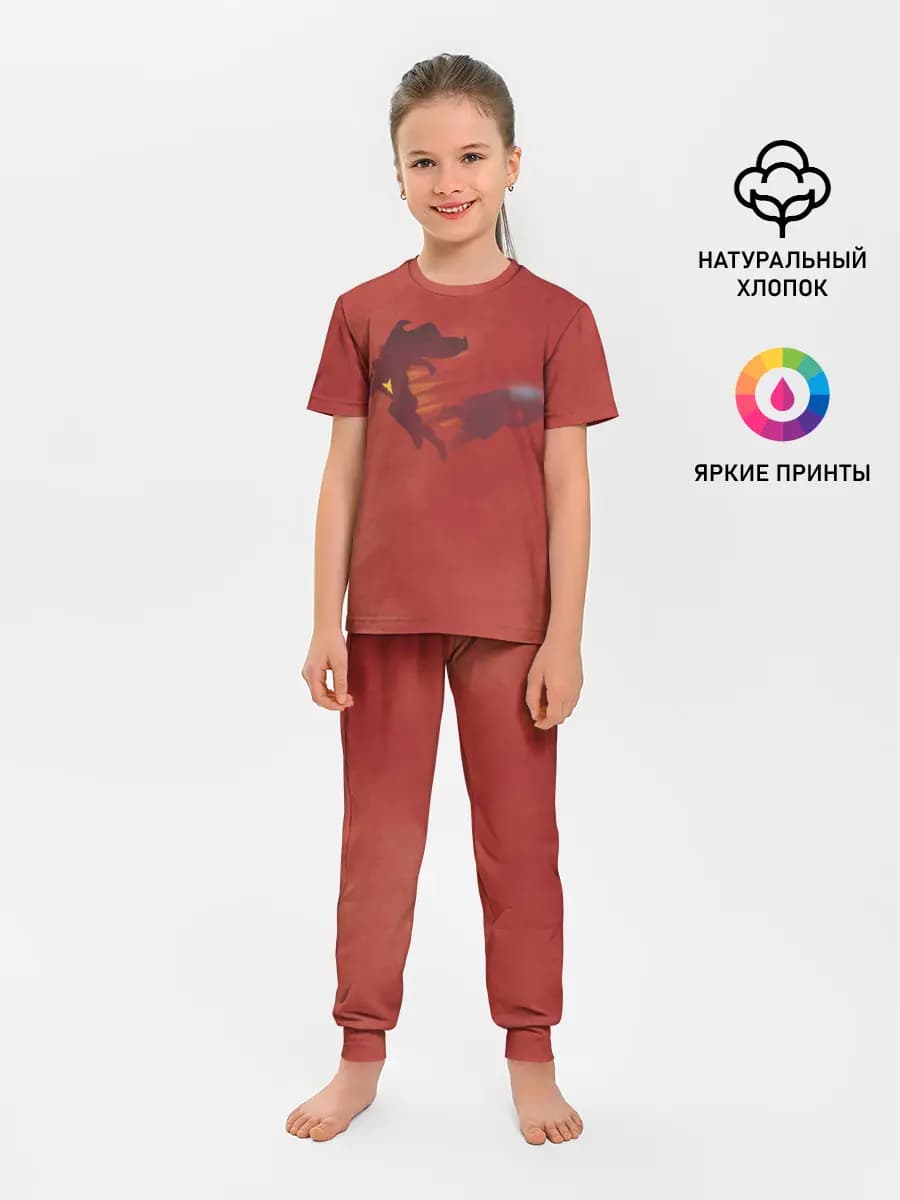 Детская пижама с брюками