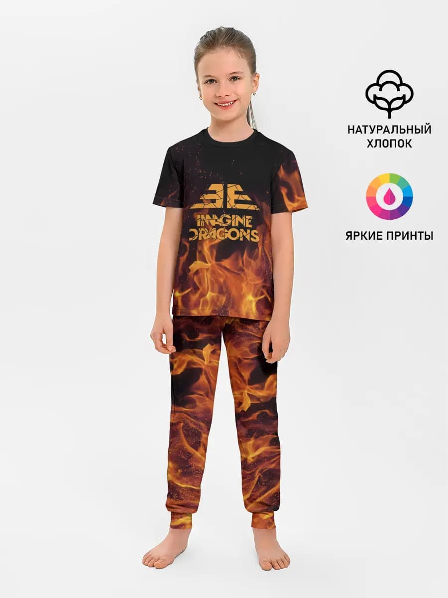 Детская пижама с брюками