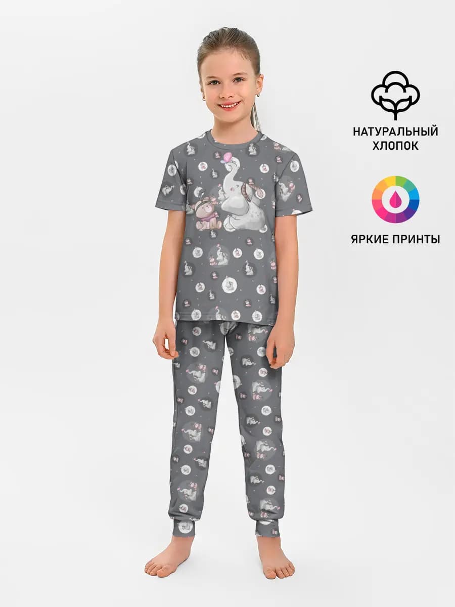 Детская пижама с брюками