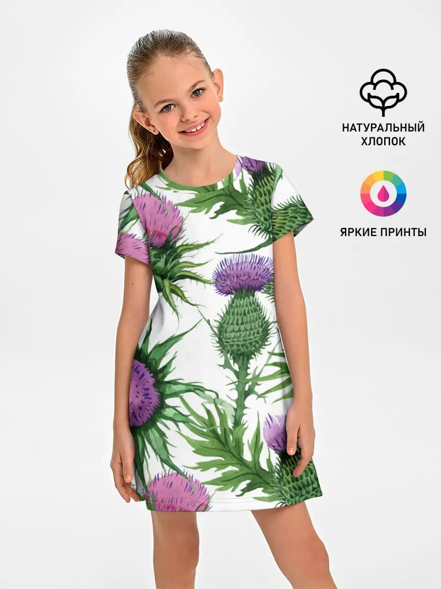 Цветок репейника