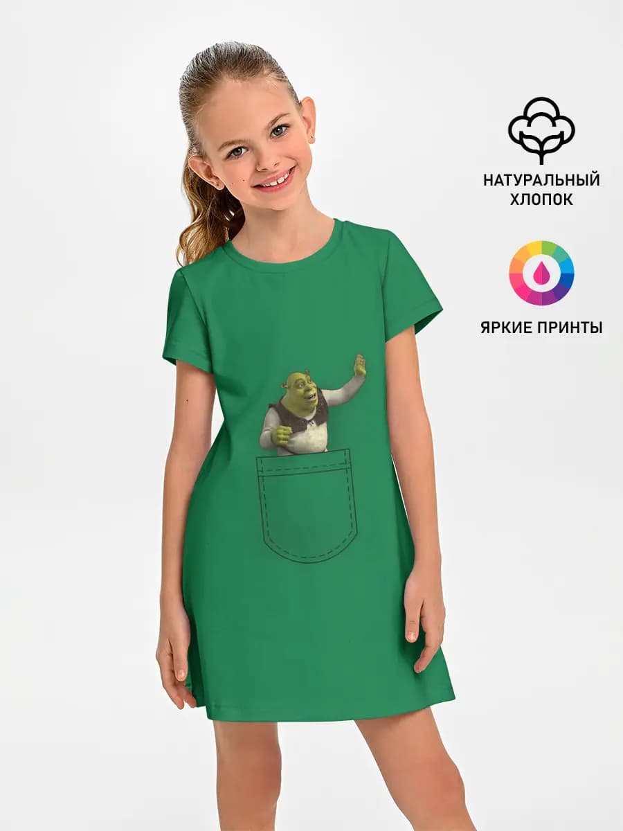Машущий из кармана Шрек