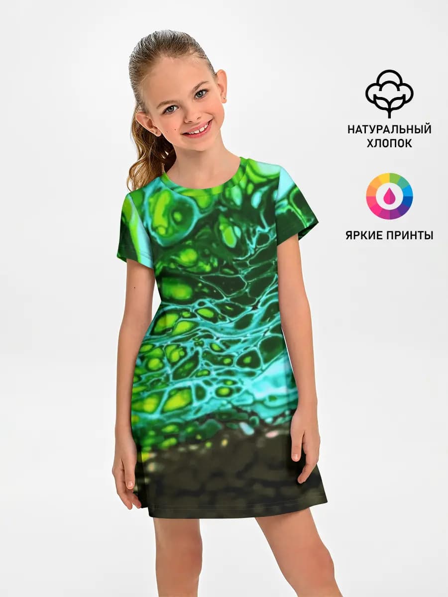 Кислотные разводы краски