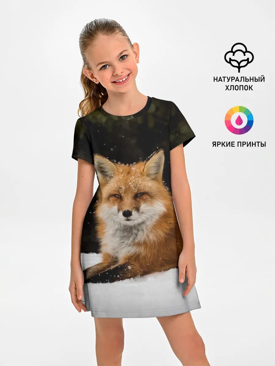 Лиса и снег
