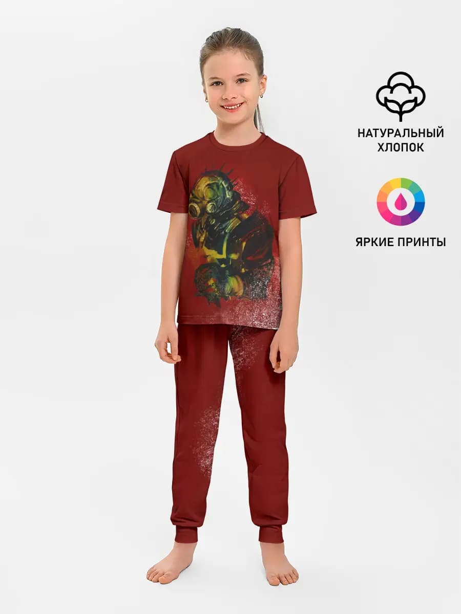 Детская пижама с брюками